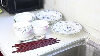 廚房用品放碗收納盒置物架塑料用品瀝水滴水碗碟架瀝水藍(lán)